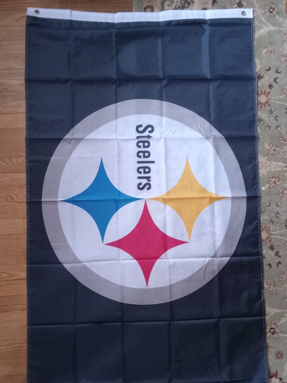 *SALE* NEW Pittsburgh Steelers 3x5 Flag NFL Flag Large Logo Black